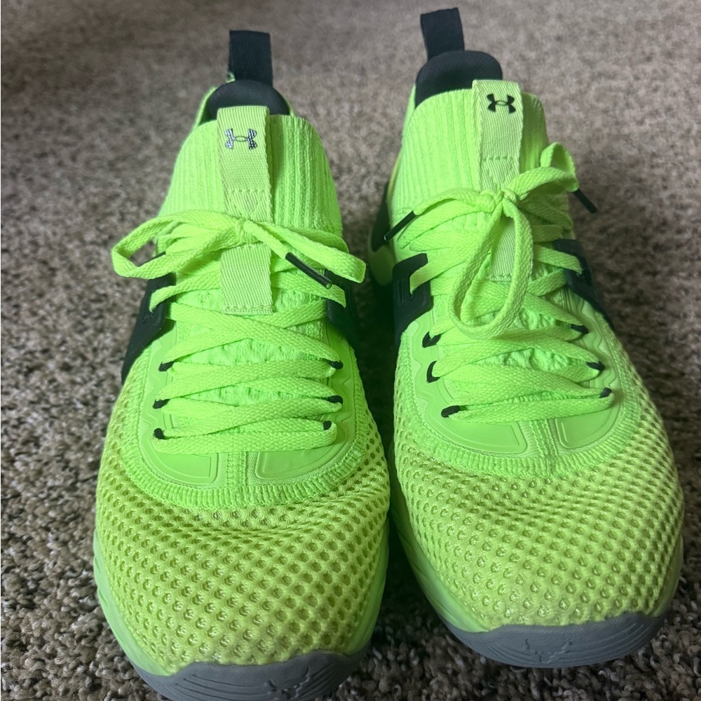 Under Armour Project Rock Neon Green Sneakers